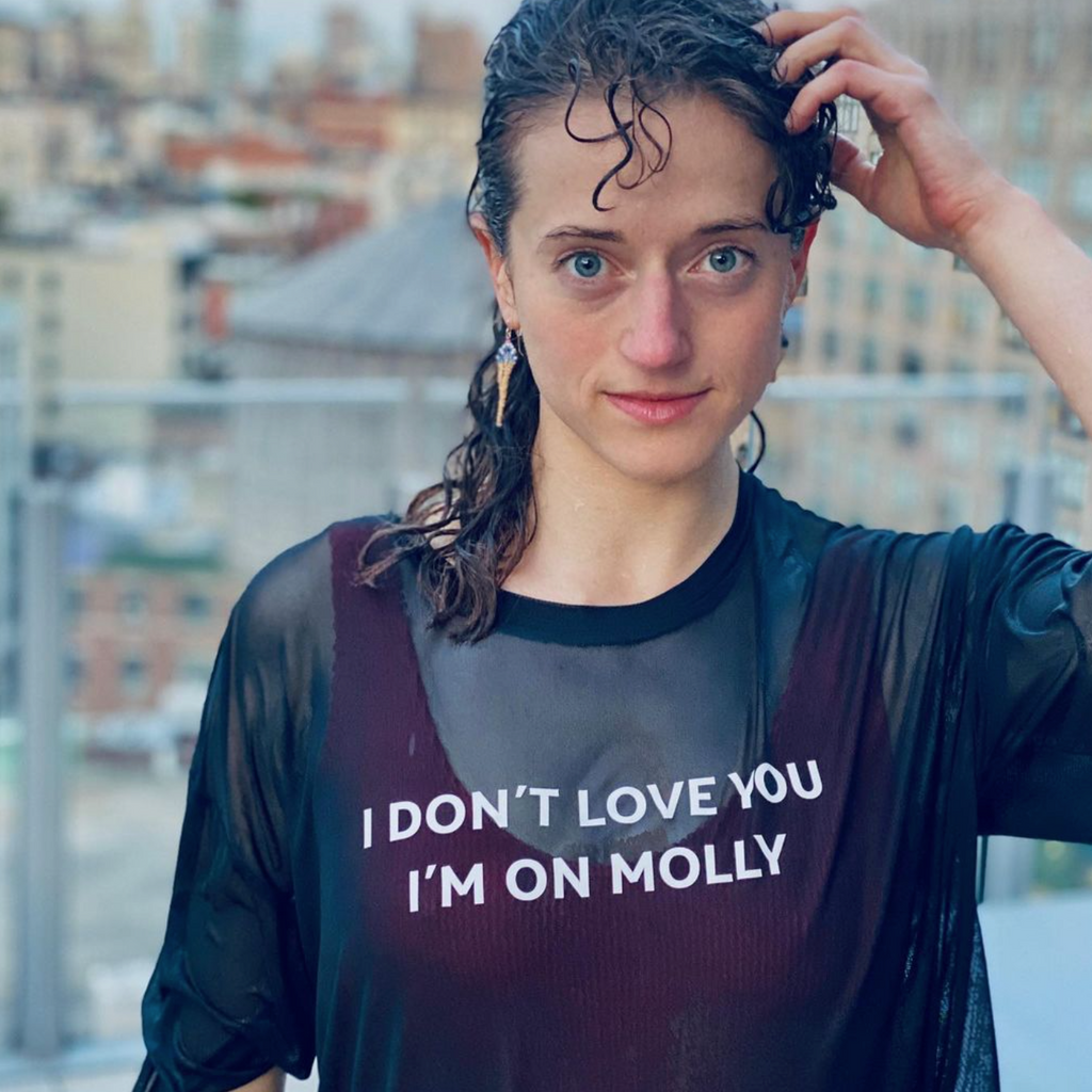 I dont love you I'm on Molly  Mesh Tee